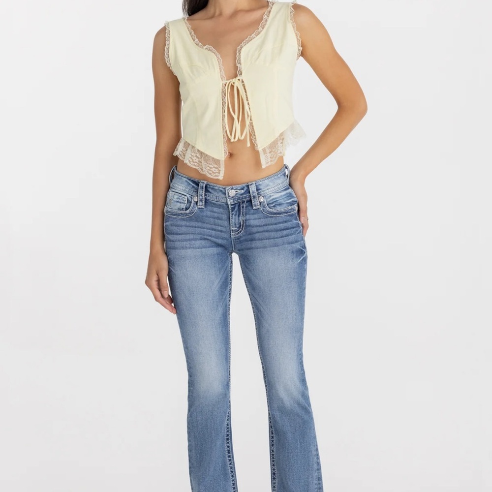 Miss Me Medium Blue Flare Jeans